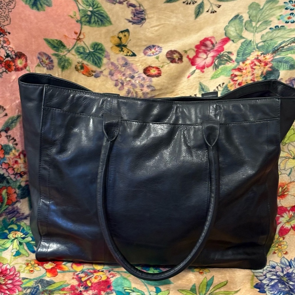 Lucky Brand Charcoal Leather Bag
